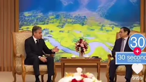 Vietnamese PM Meets Blinken. No Flag?