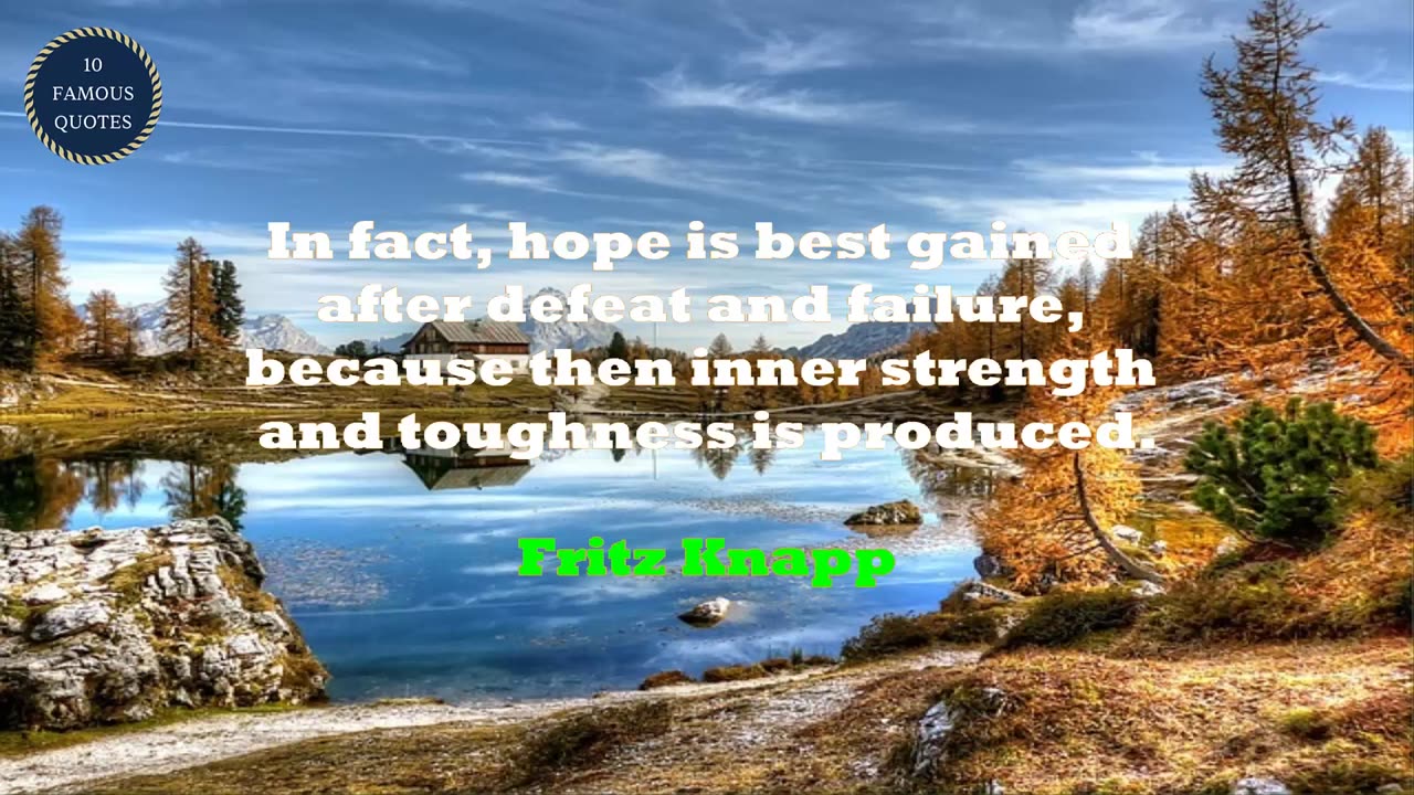 10 famous quotes about hope | Part 8