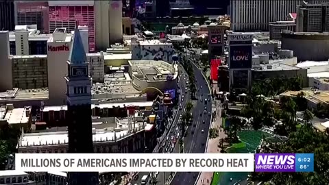 Millions of Americans impacted by record heat