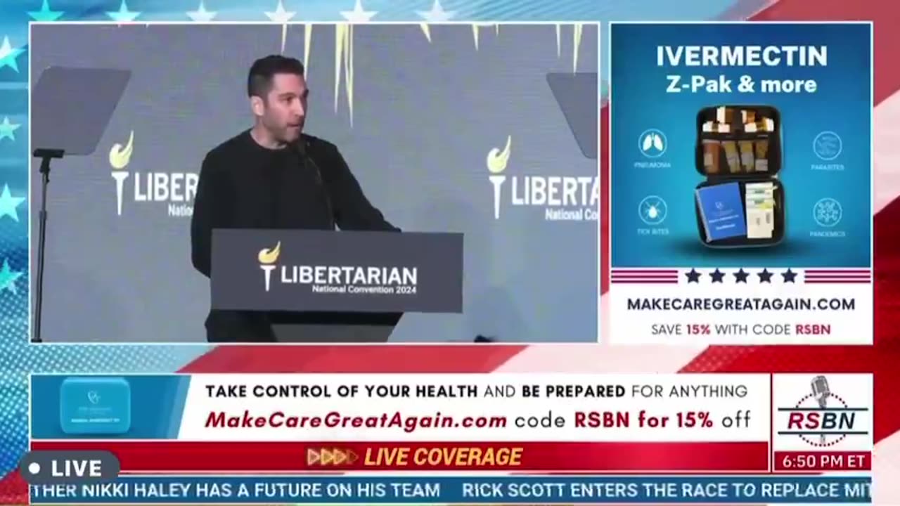 Dave Smith spoke at Libertarian Conference