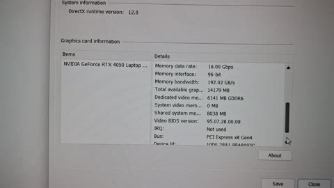 Laptop configuration