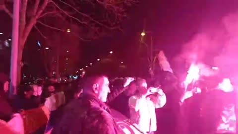 Rally in support of Russia in Podgorica, Montenegro