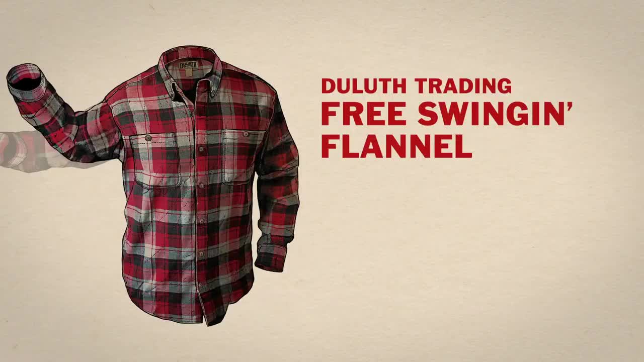 Duluth Trading TV Commercial Let Freedom Swing Free Swingin’ Flannel