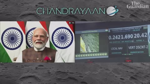 India'n Chandrayaan - 3 makes historic Moon landing. Congrats 👏