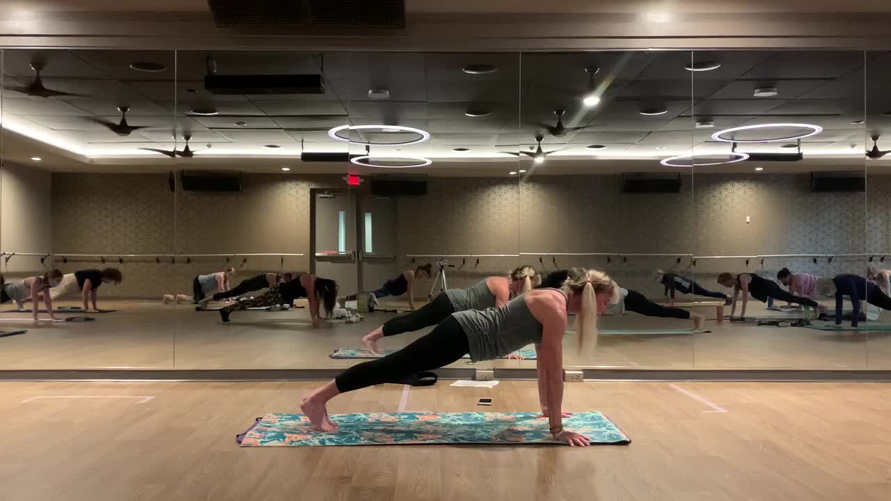 Pilates stretch with Janie
