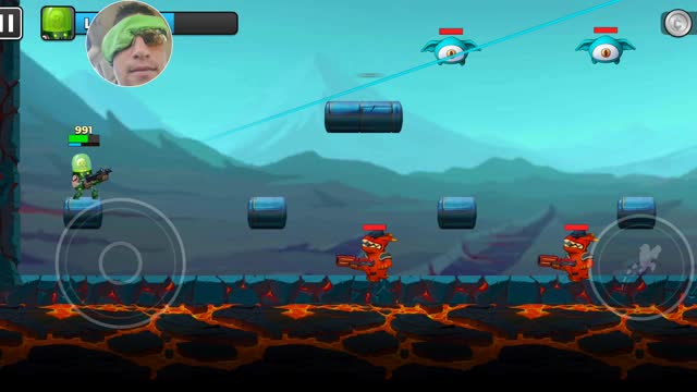 Mr. Auto fire round 13 lava world