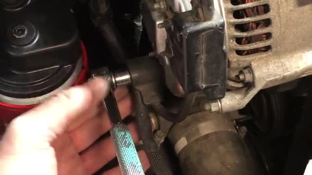 High Amp Alternator Wire Routing