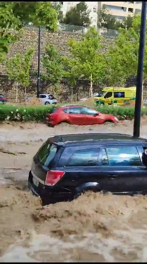 Saragossa spain high water