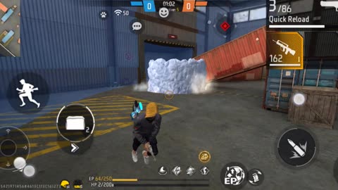 ##free fire 🔥🔥 1 vs 1 bullet me enemy kill # short