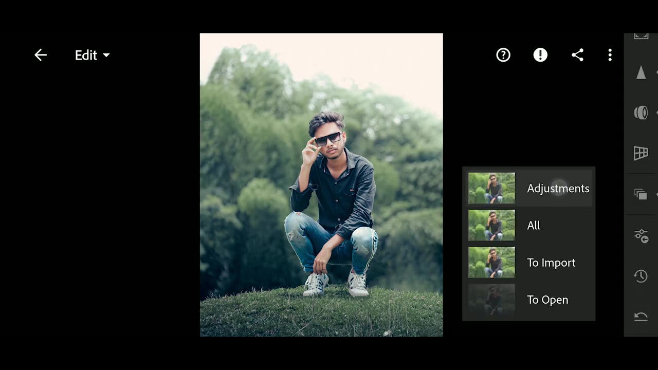 Cinematic Green Tone Lightroom Mobile | Green Tone Photo Editing Lightroom Mobile Tutorial In Hindi