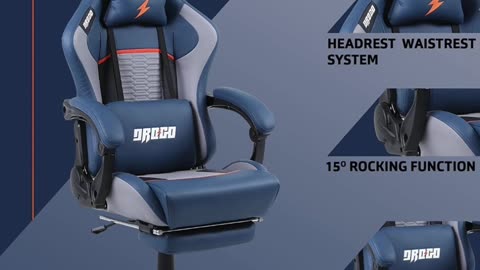 BAYBEE Drogo Multi-Purpose Ergonomic Gaming Chair with 7 Way Adjustable Seat |