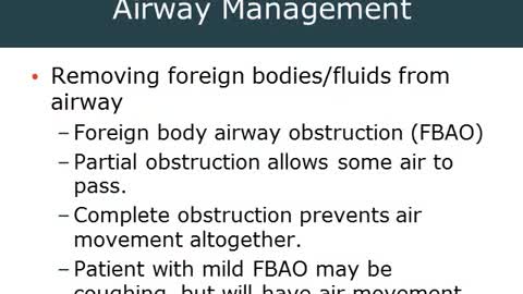 AEMT Ch 16 Airway Management, Ventilation, and Oxygenation Part 3