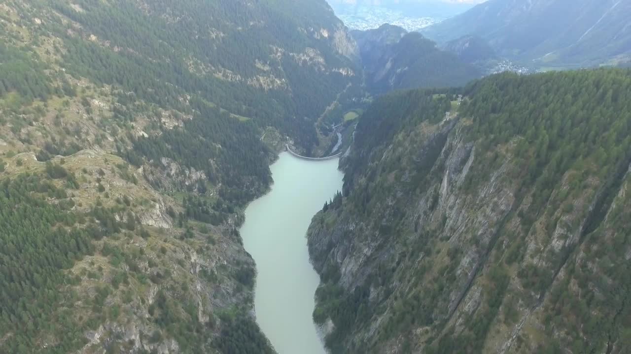 Swiss Landscape - Aletsch Glacier _ Drone View _ Belalp