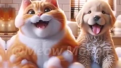 friends😸🐶 #shorts #cat #catlover #funny #cute #kitten #kitty