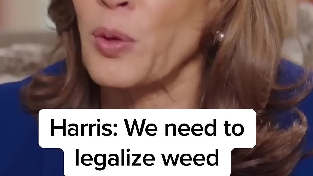 What's your thoughts!? Harris We need to legalize weed