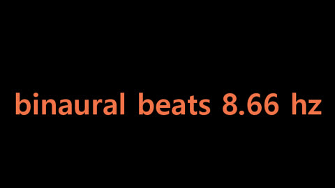 binaural beats 8.66 hz