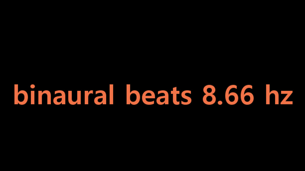 binaural beats 8.66 hz
