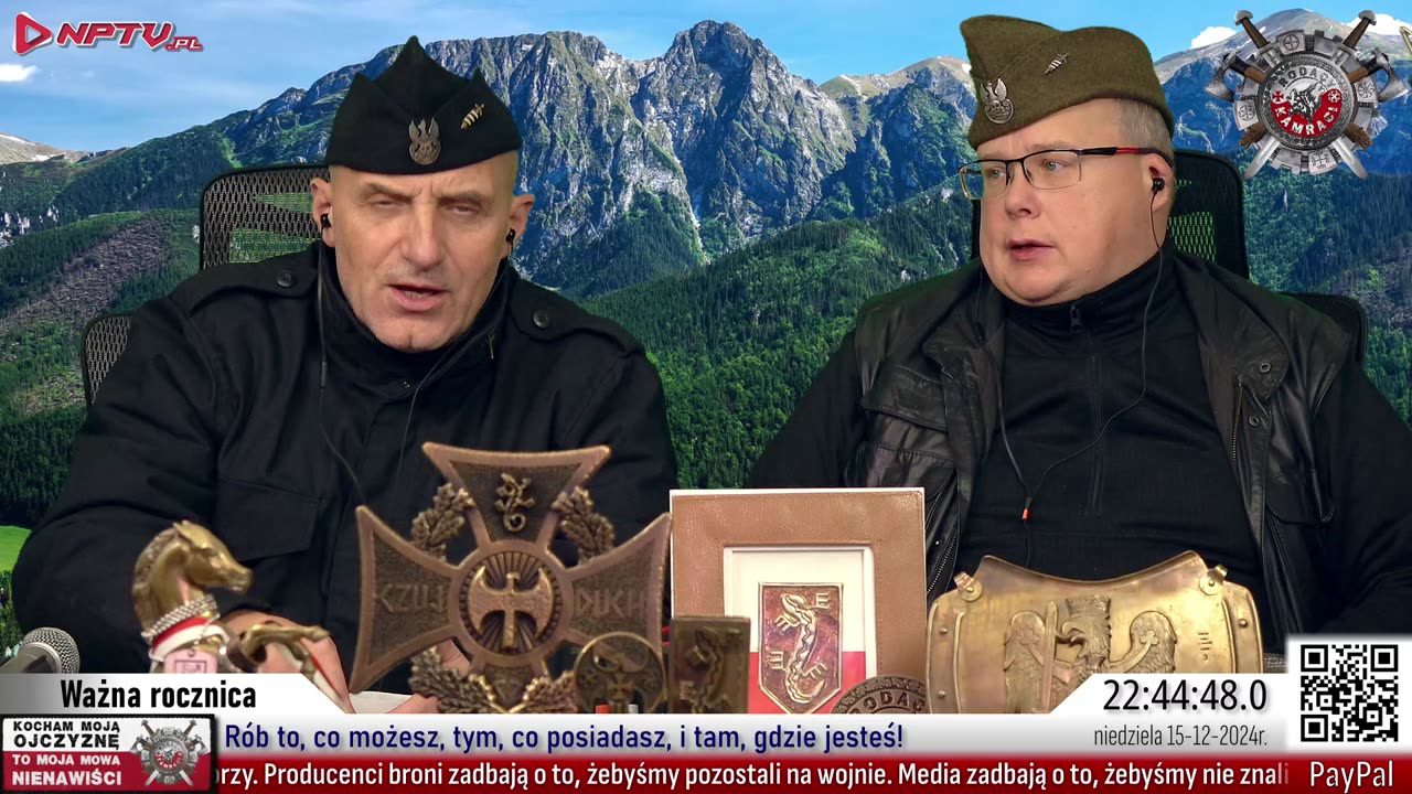 Ważna Rocznica. Nd 15.12.2024r. W. Olszański, M. Osadowski Rodacy Kamraci NPTV.pl