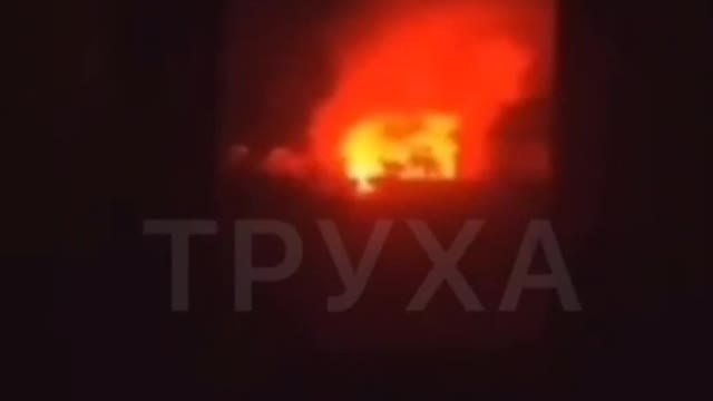 Balakleya is blazing at this moment Kharkov region
