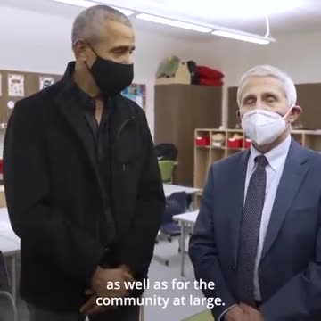 Fauci and Obama ask that all children be C-19 “vaccinated because of it’s safe