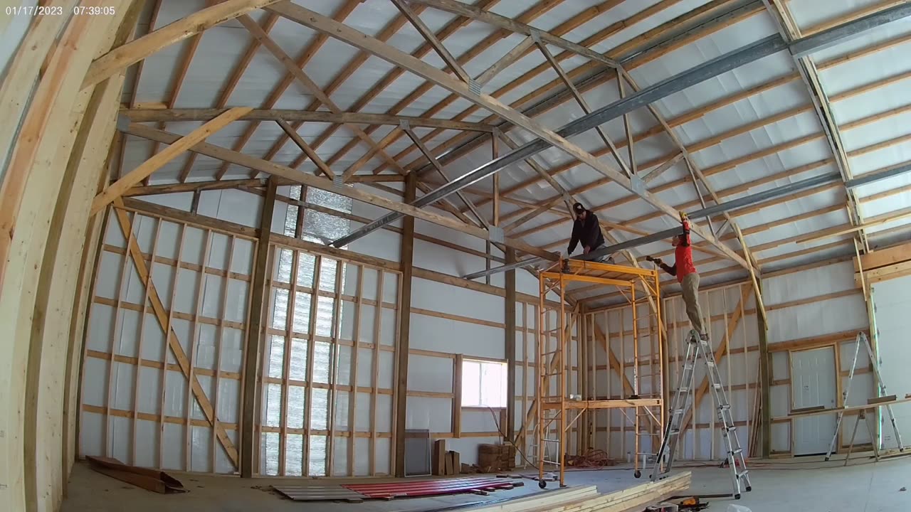 Building 3 additional trusses
