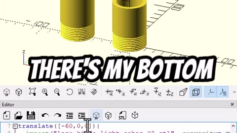 OpenScad: Slice and Shrink #3dprinting