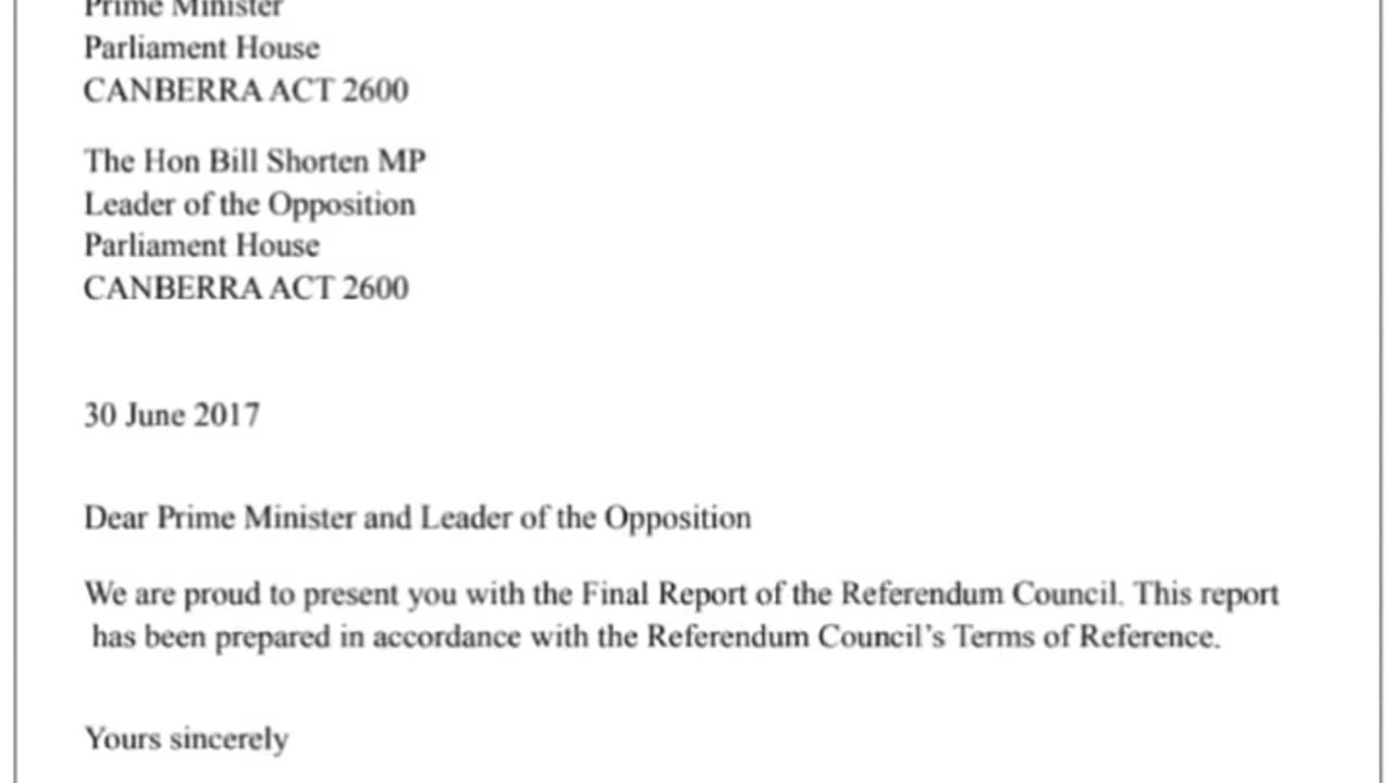 The Referendum Council Final Report