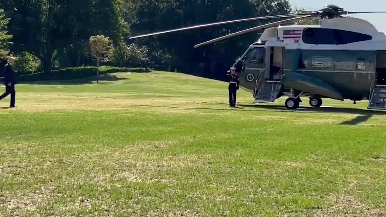 Biden Literally RUNS Away When Asked About the Coming of 'Armageddon'