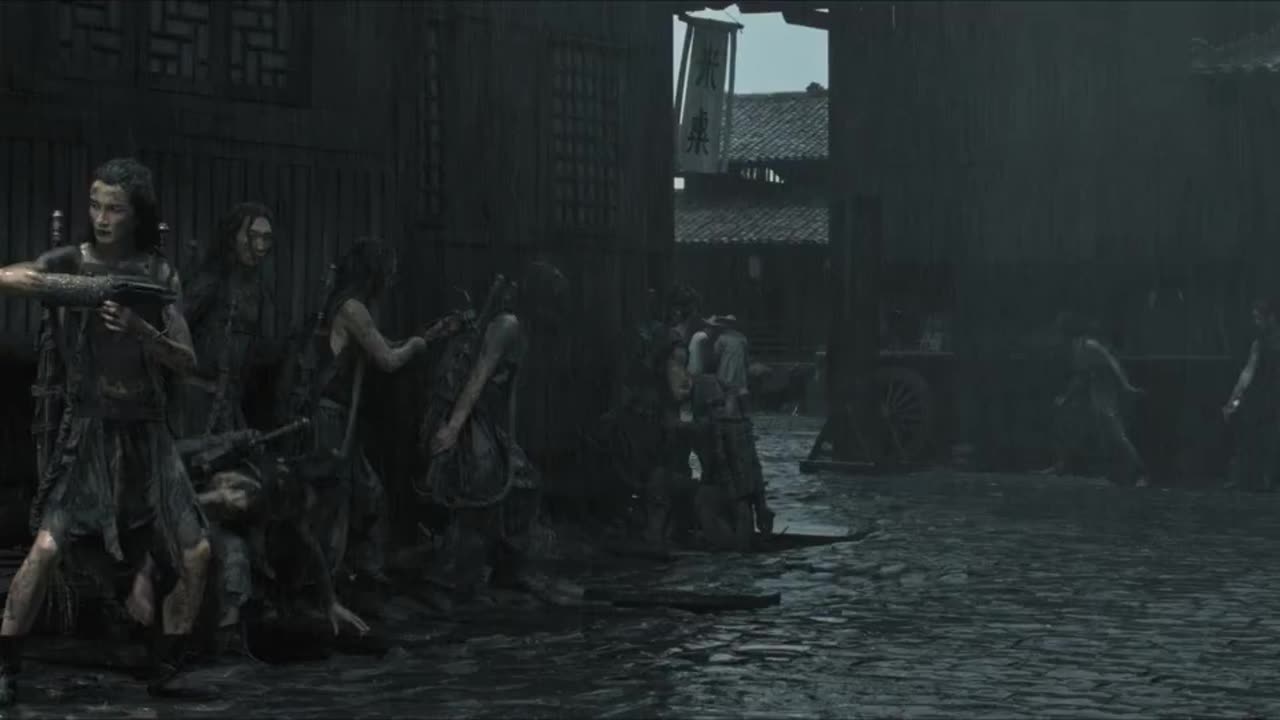 Chinese Movie Fight Scene -- Shadow