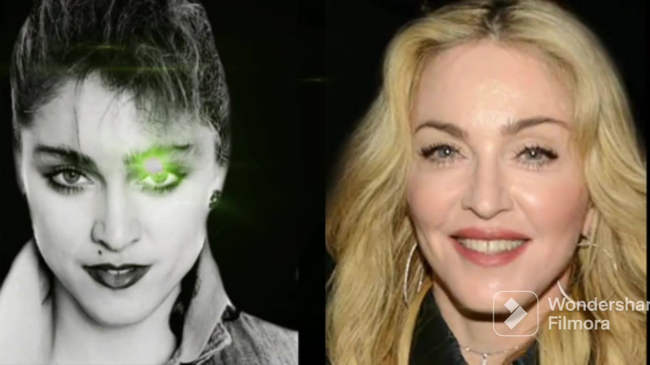 face morph Madonna