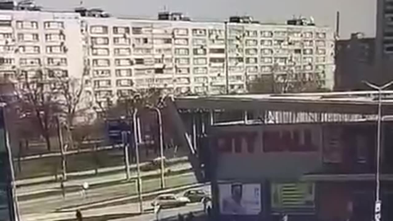 Rocket hit an apartment building in Zaporozhye