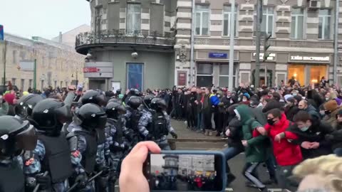 Clashes between police and protestors