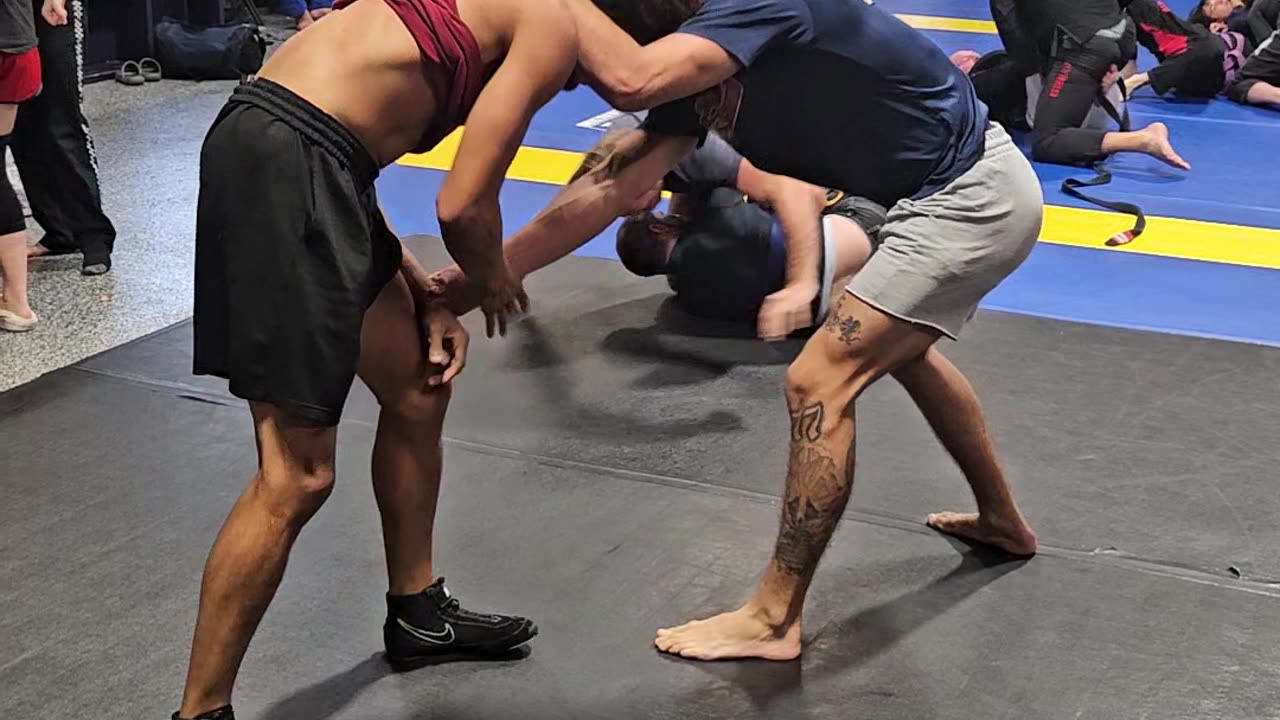 WRESTLING PRACTICE!