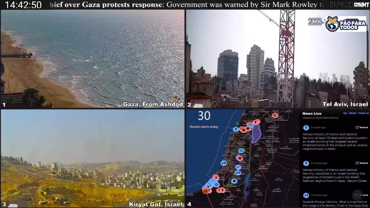 Gaza Live: Real-Timmy HD Camera Vids de Gaza