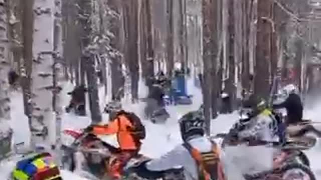 mass exit enduro in winter