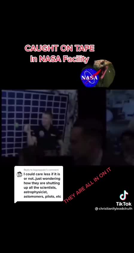 Blue screen accidentally put on display at NASA.