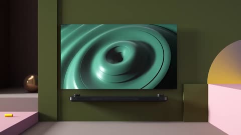 LG SIGNATURE OLED TV W - A TV that dissolves into the space it fills (Collabo with Santi Zoraidez)