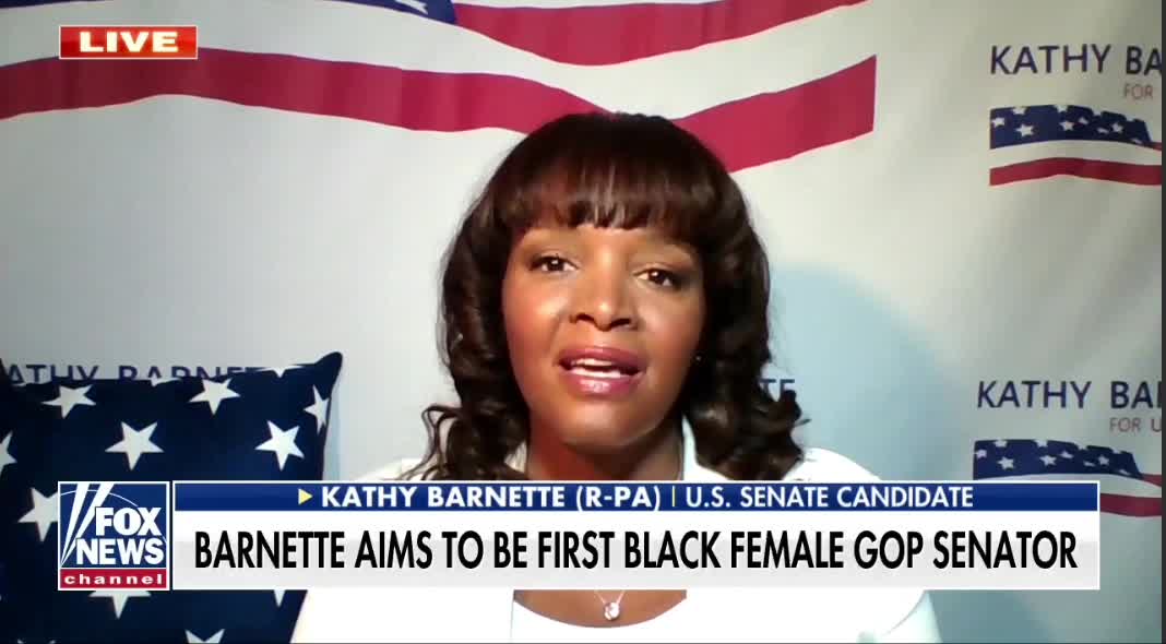 Kathy Barnette for U.S. Senate (R-PA) Excerpts From Fox News Interview