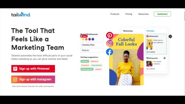 Tailwind Social Media Marketing Tool For Pinterest & Instagram To Increase Followers For Free