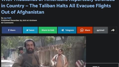 The TaIiban Block ALL Evacuating Flights