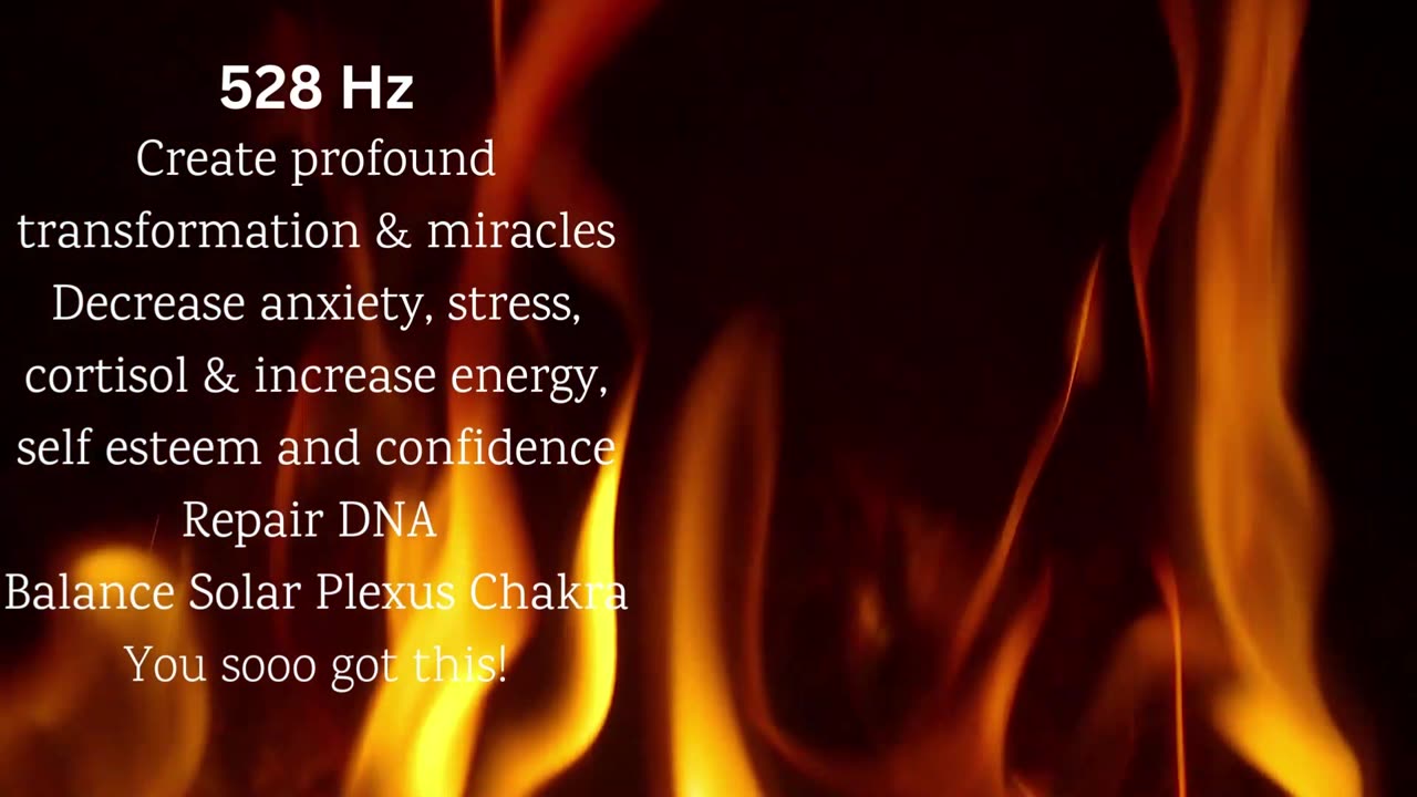 528Hz Solfeggio Frequency-LOVE/MIRACLES/DNA REPAIR-Decrease stress/cortisol-Solar Plexus-Pure Tone