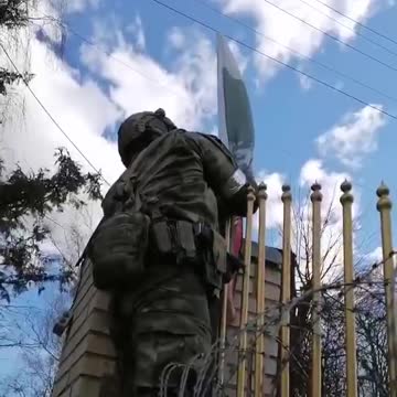 The first flags with the image of Akhmat-Khadzhi Kadyrov were installed on Ukrainian soil