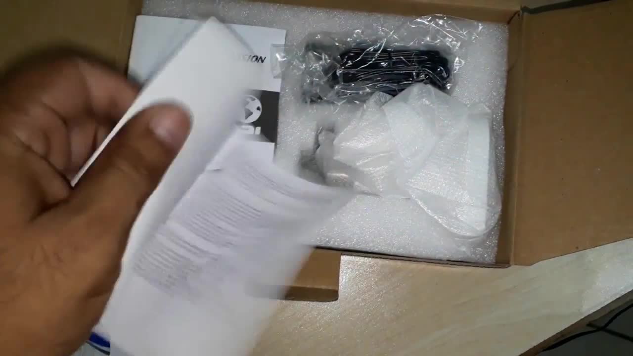 Unboxing of Hikvision 4MP Network Camera