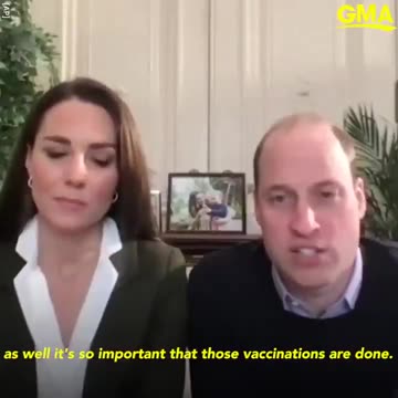 Prince William & Kate Middleton told you to take the new experimental mRNA Jabs for an illness most people didn’t even know they had