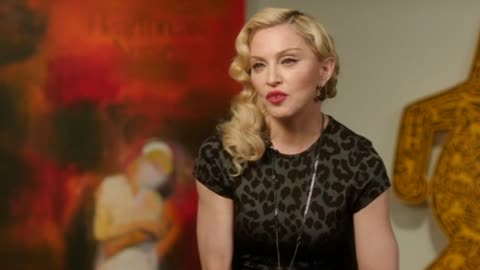 Madonna jokes about her stage fall and reveals her parenting style