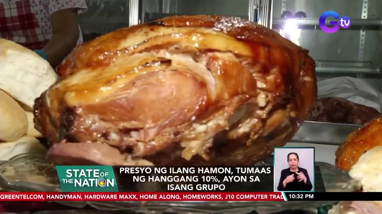 Presyo ng ilang hamon, tumaas ng hanggang 10%, ayon sa isang grupo