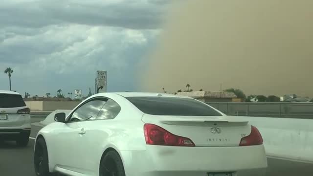 Haboob Rolling Through Sun City, Arizona