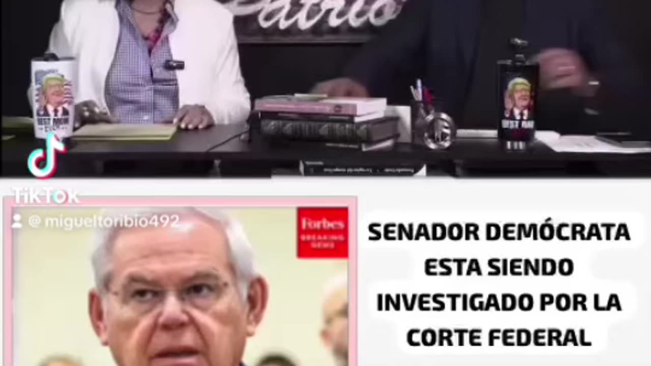 SENADOR DEMÓCRATAS BOB MENENDEZ BAJO INVESTIGACIÓN FEDERAL