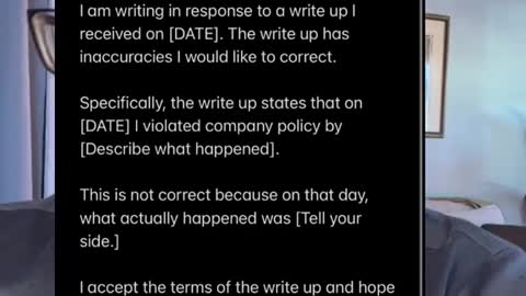 Do you HAVE to sign a write up? What if it's not true??