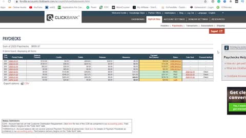 My click bank experience